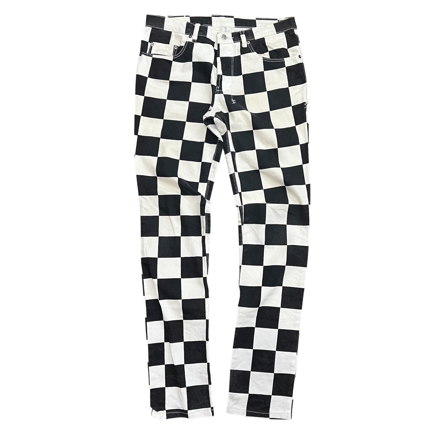 KSUBI × JEREMY SCOTT Checker Pants