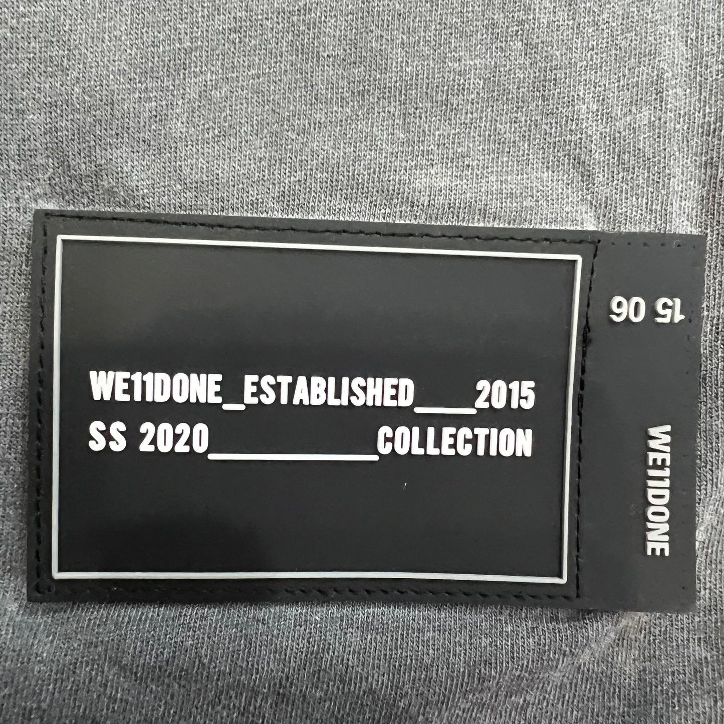 We11done Cut-off fade T-shirt