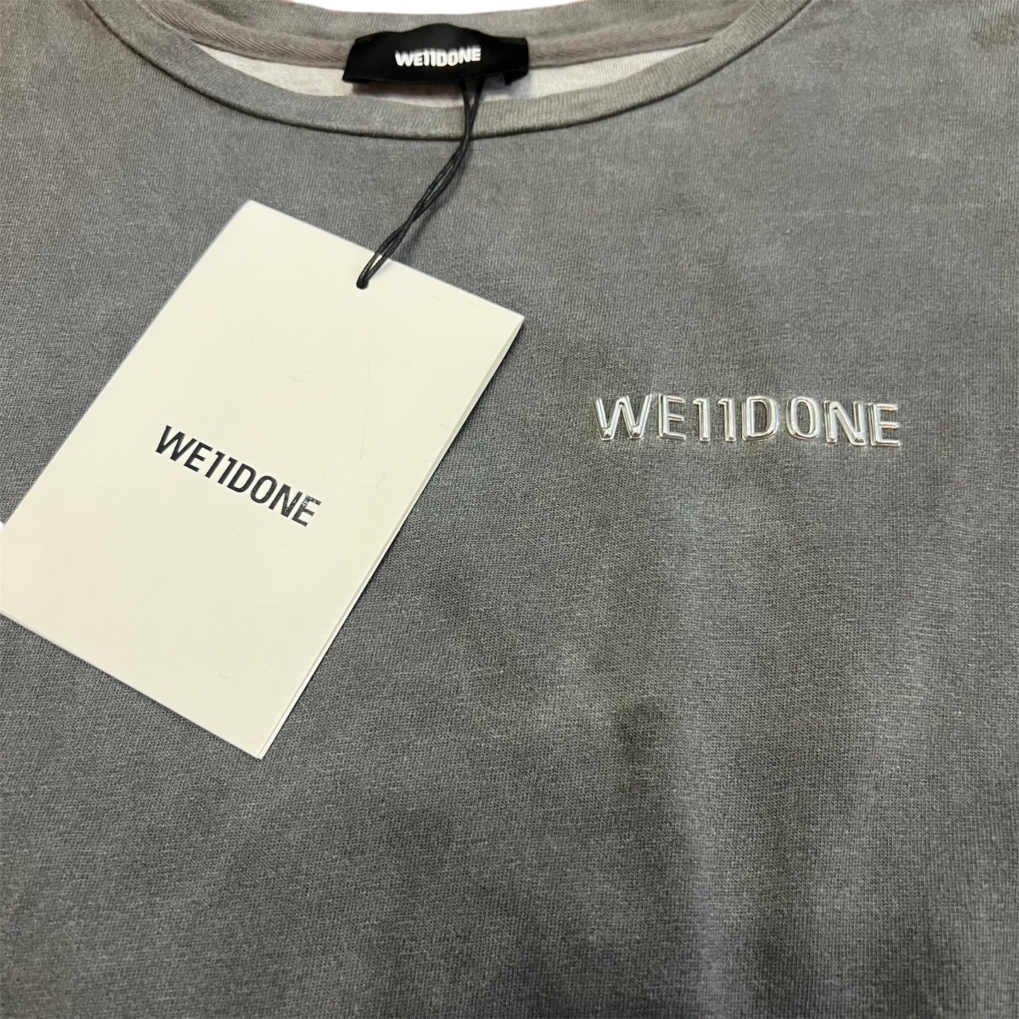 We11done Cut-off fade T-shirt
