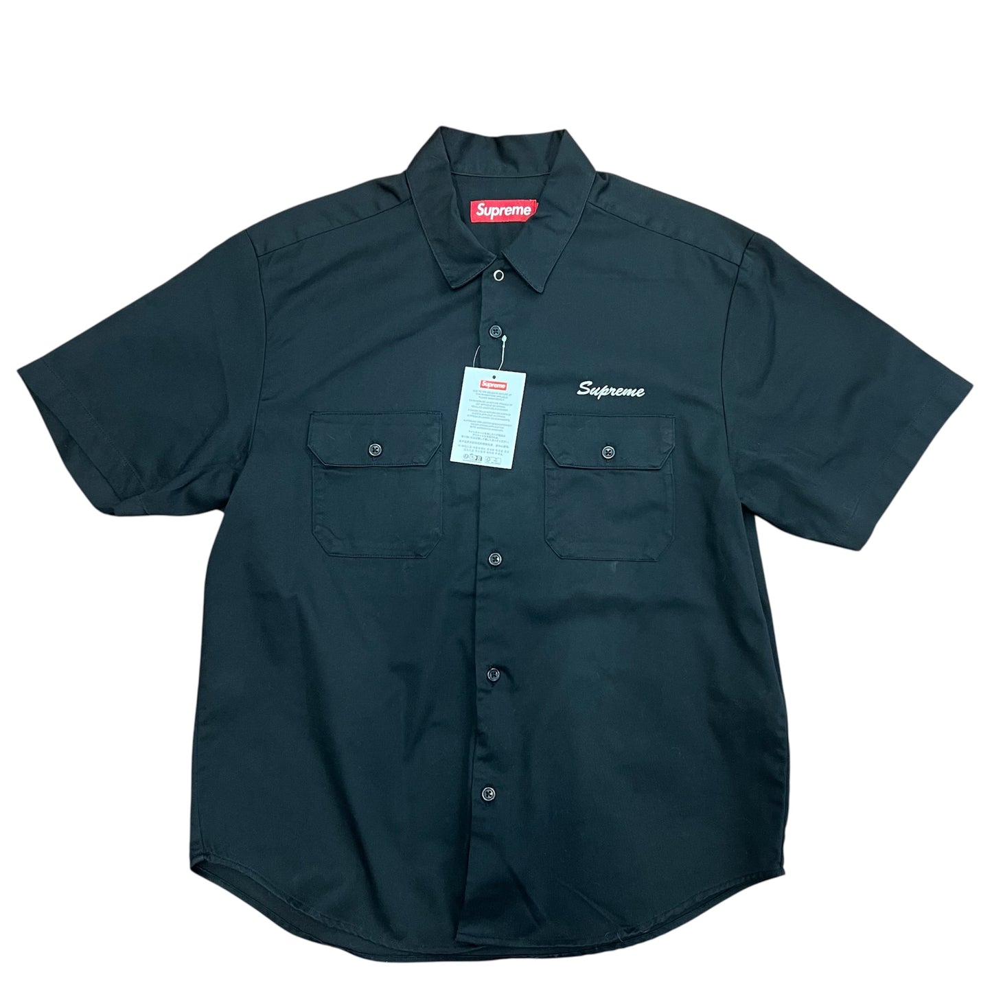 Supreme Rhinestone Pin Up S/S Work Shirt