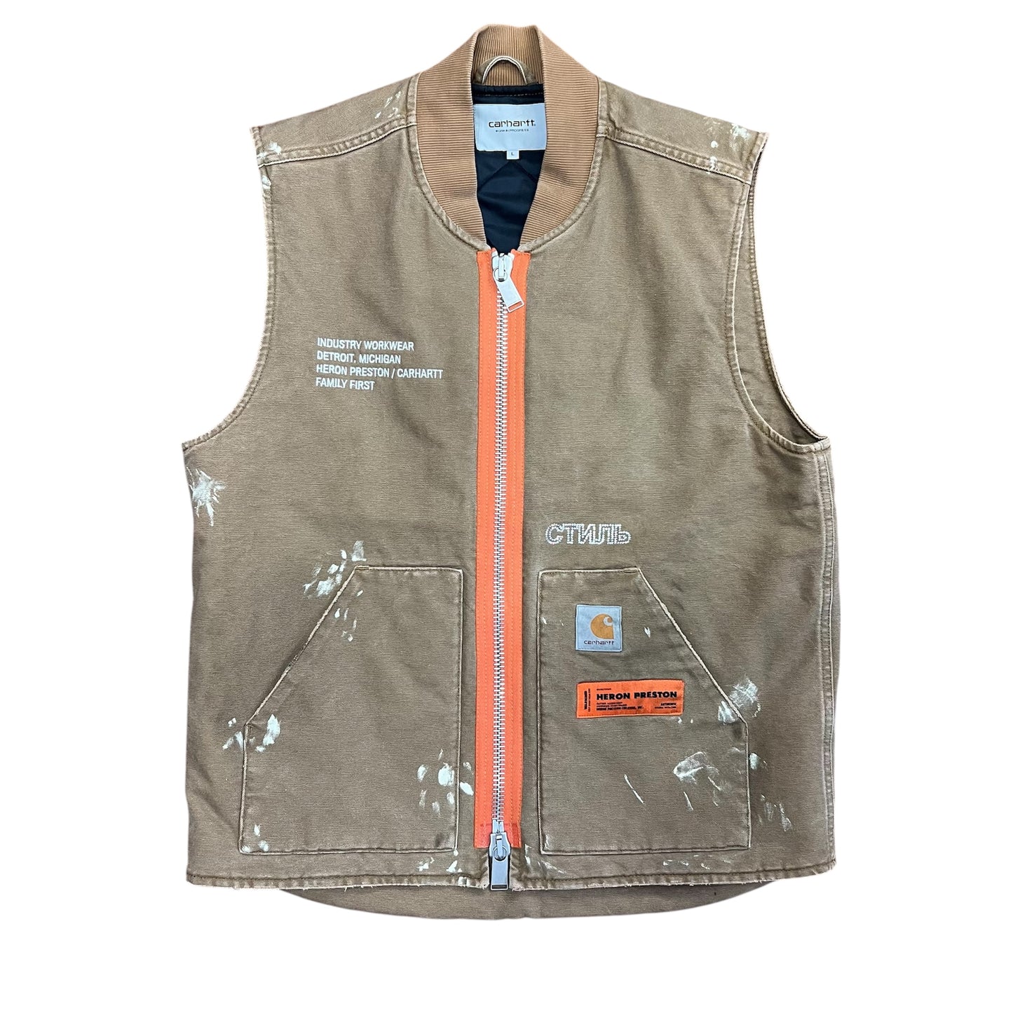 Carhartt × Heron preston Duck Vest