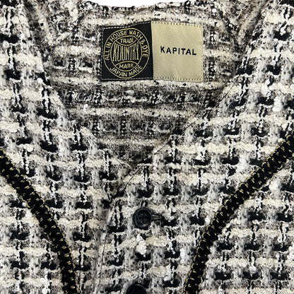 Kapital Fancy Tweed Baseball Shirt