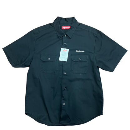 Supreme　Rhinestone Pin Up S/S Work Shirt