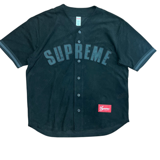 Supreme　Ultrasuede Mesh Baseball Jersey
