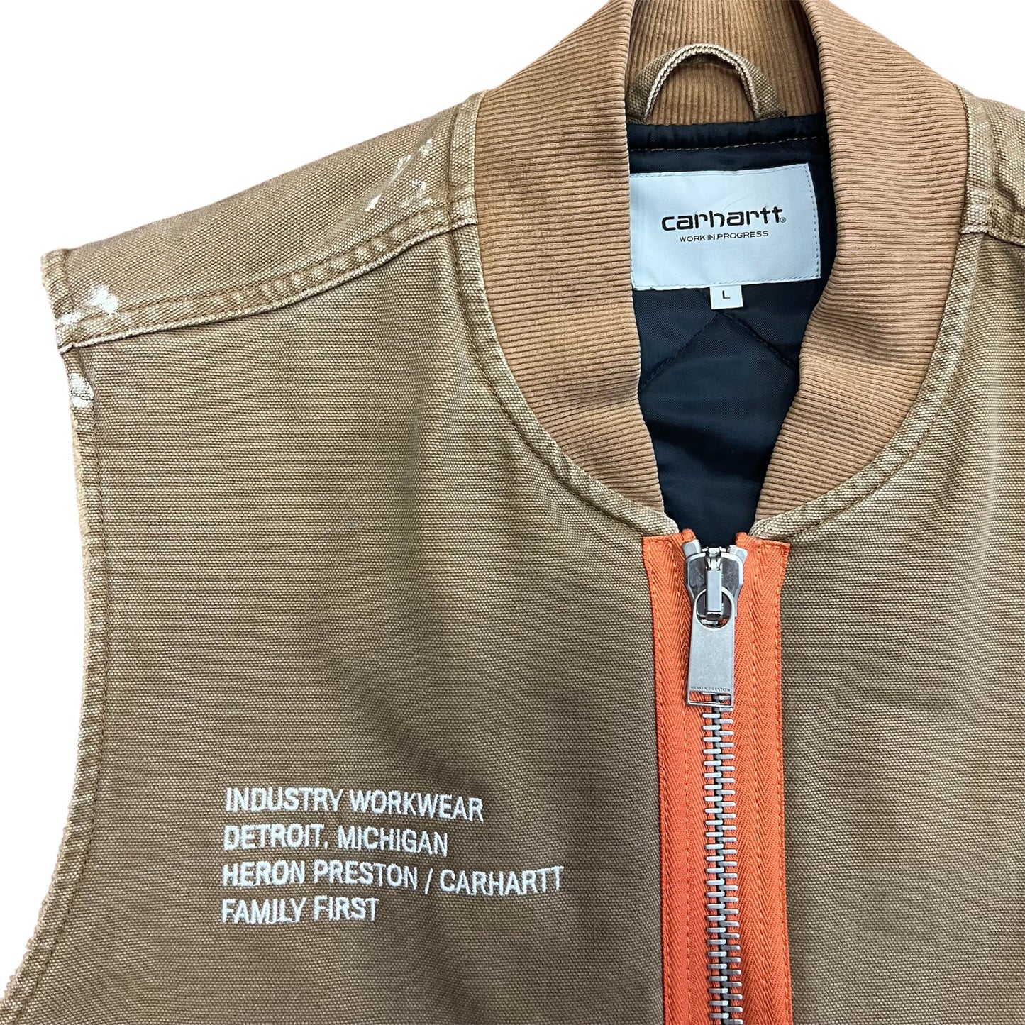Carhartt × Heron preston　Duck Vest