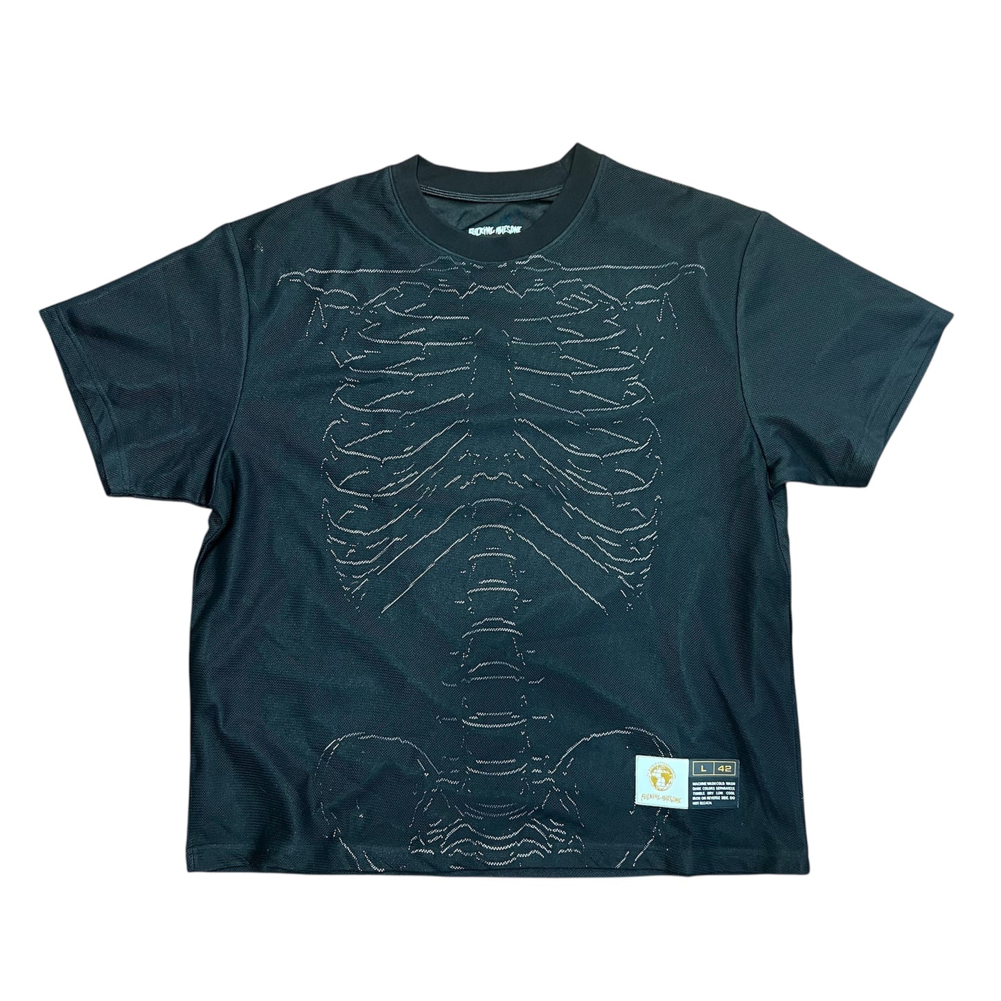 Fucking Awesome　Bone Mesh T-shirt